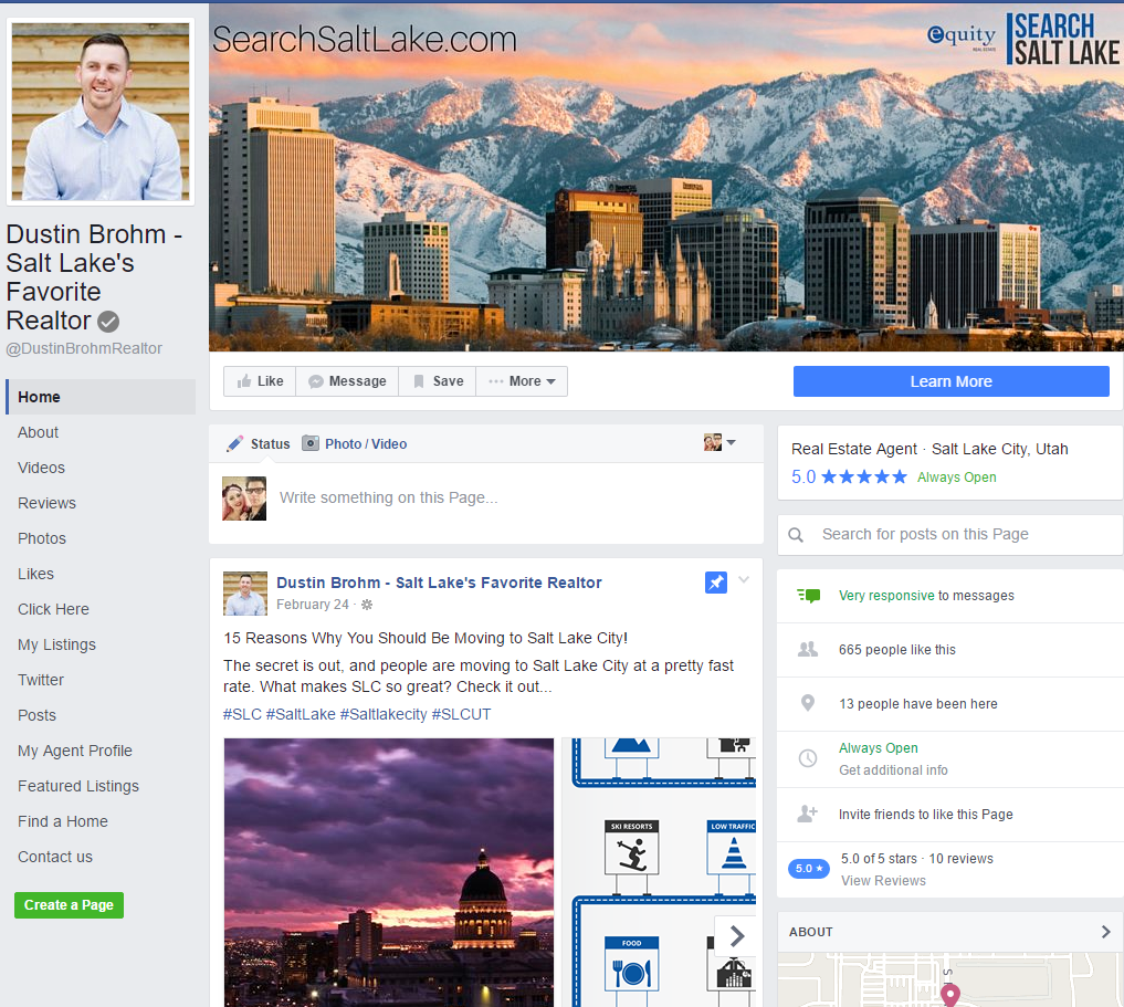 real estate business_fb account